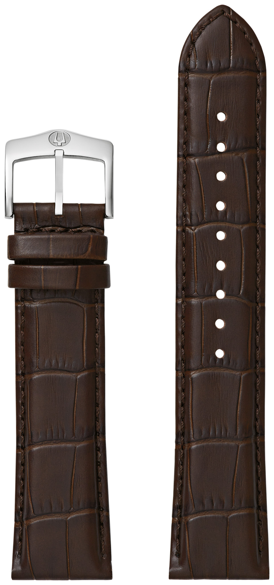 ストラップ maron Dial Brown Leather Strap 9S22007ST | Bulova